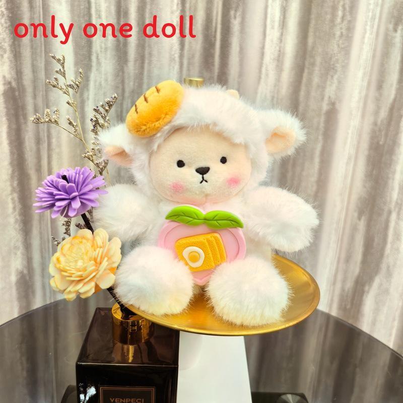 Bowknot With Sheep French Fries Cookies Candy Keychain Doll Pendant Holiday Gift
