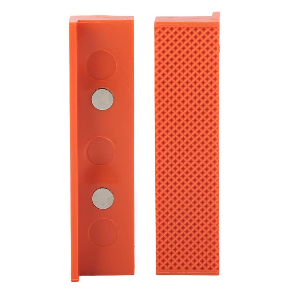 2pcs 4.5 Inch Protective Jaw Pads ABS Vise Protective Pad Universal Bench Jaw Covers Woodworking