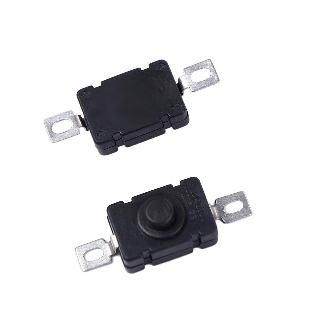 Mini Push Button Self Locking Push-Button Switch Torch Control Switch Button Switch On Off Swtich