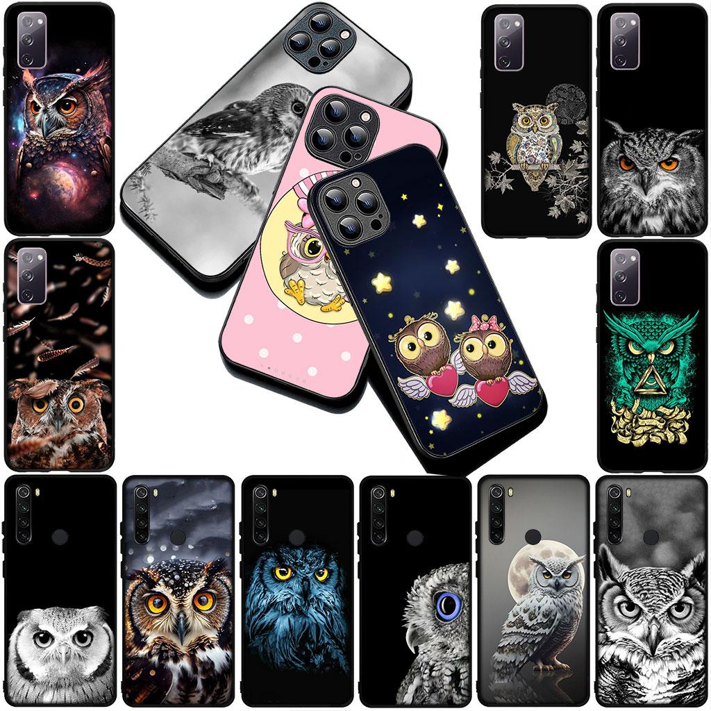 Casing Phone Cover for Xiaomi Redmi Note 12 11 10 A3 Pro 10A 10C 12C Note12 5G 4G Case Bird Owl Animal