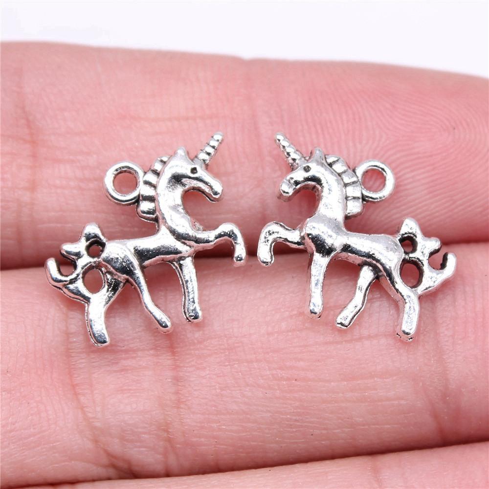 Unicorn Charms Pendant Ladies' Jewelry Bulk Vintage Decorations