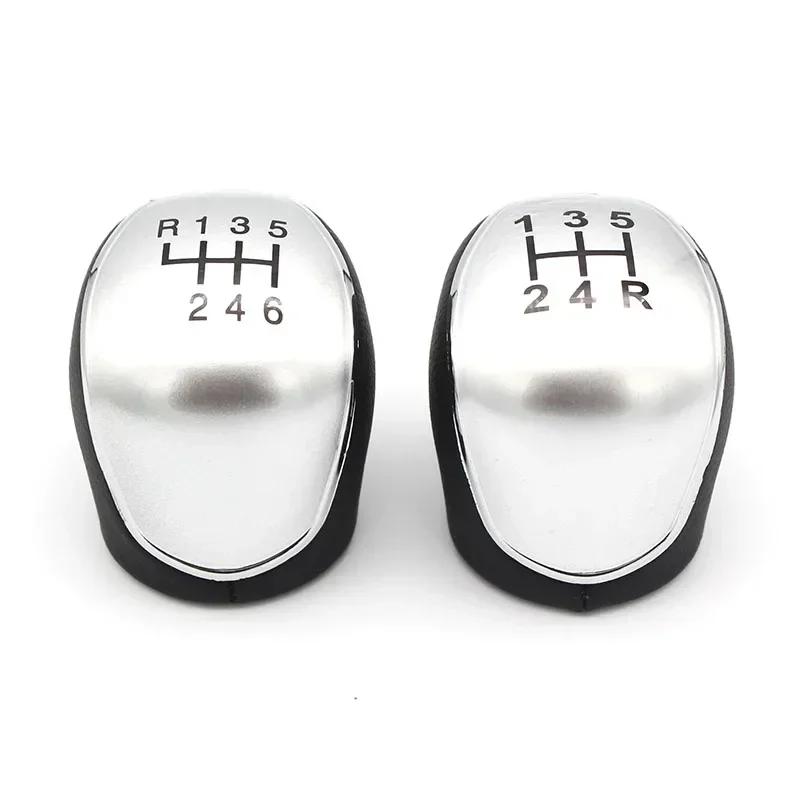 Автомобильная кожаная ручка переключения передач 5/6 для Ford S-Max C-Max Kuga Galaxy Mondeo 4 Mk4 Transit Tourneo Connect Focus, автоаксессуары