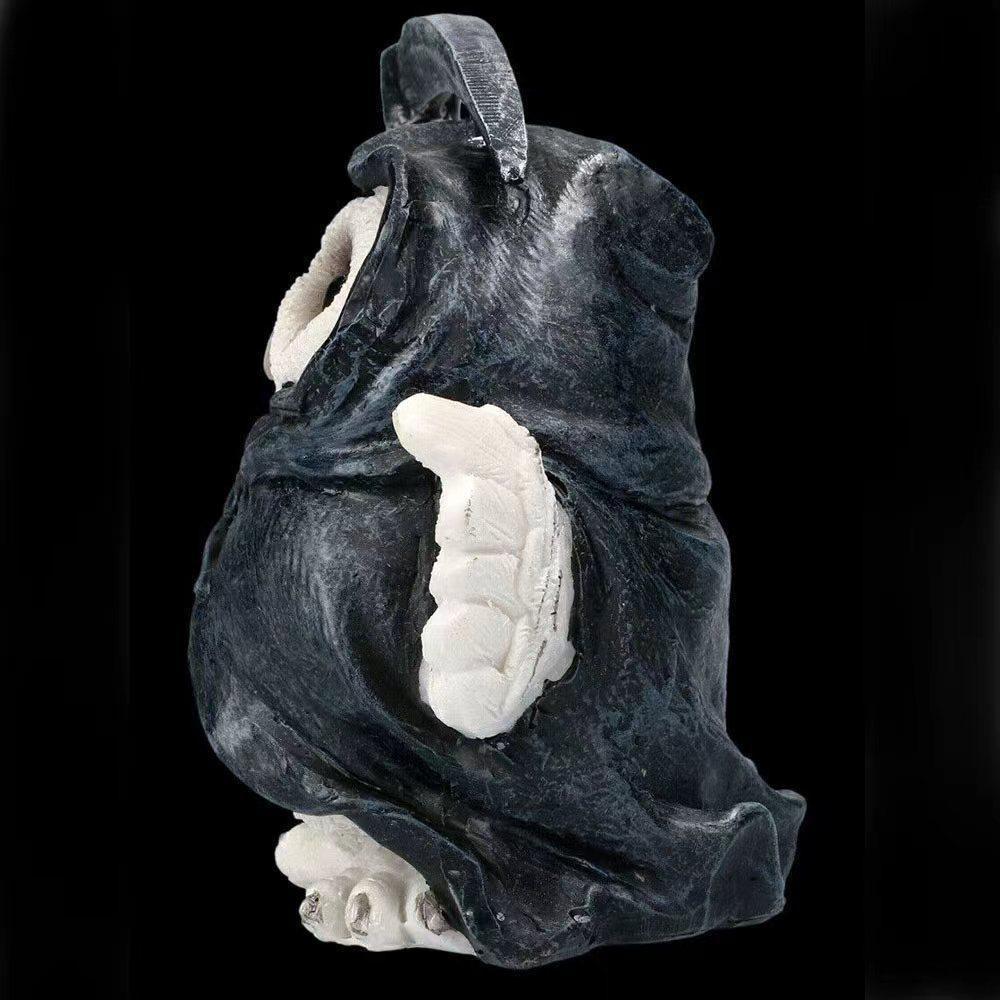 Новая статуя совы-жнеца, креативное украшение из смолы, садовые поделки, украшения для двора