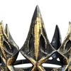 Evil Queen Crown Headband Adult Goth Headpiece for Medieval Halloween Party Masquerade Stage Performance