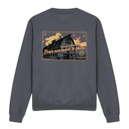 Yellowstone Unisex Adult Seasons Greetings From The Yellowstone Christmas Sweatshirt