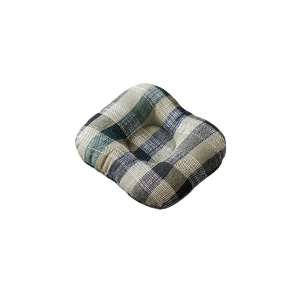 Durable Cloth Plaid Square Coaster Tabletop Protection Soft Drink Cup Mat Non Slip Vintage Teapot Mat Photography Props