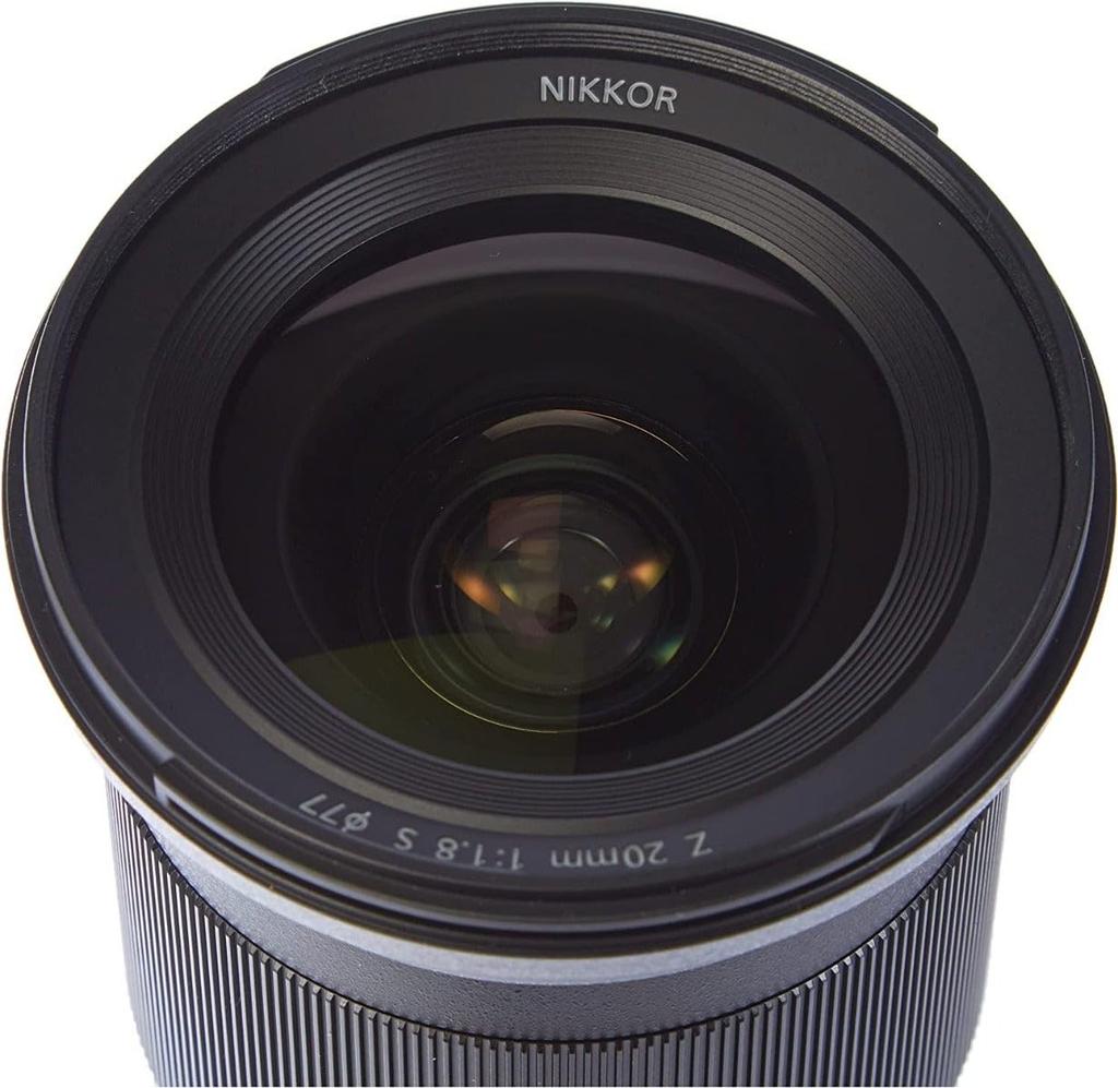 Объектив Nikon с одним фокусом NIKKOR Z 20 мм, крепление SZ, полноразмерный, совместимый с линейкой S NZ20 f/1.8 1.8