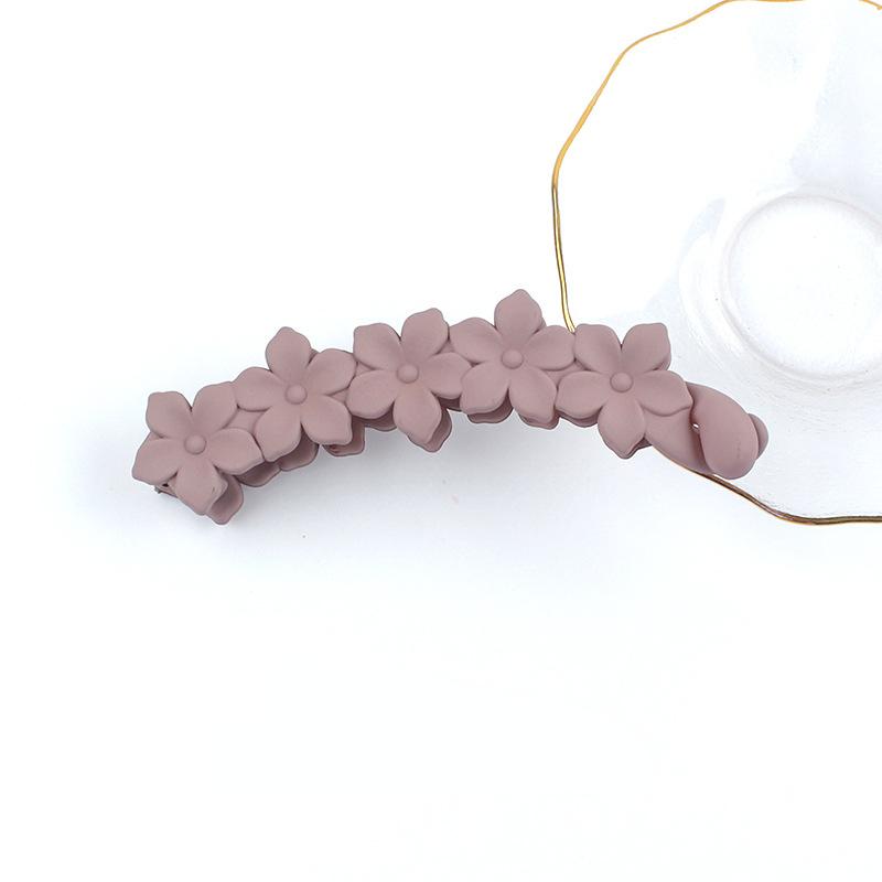 Frosted Banana Ponytail Clip Solid Color Hair Clip Women Hair Styling Clip Accessories Ponytail Barrettes Hair Claws Hairpins