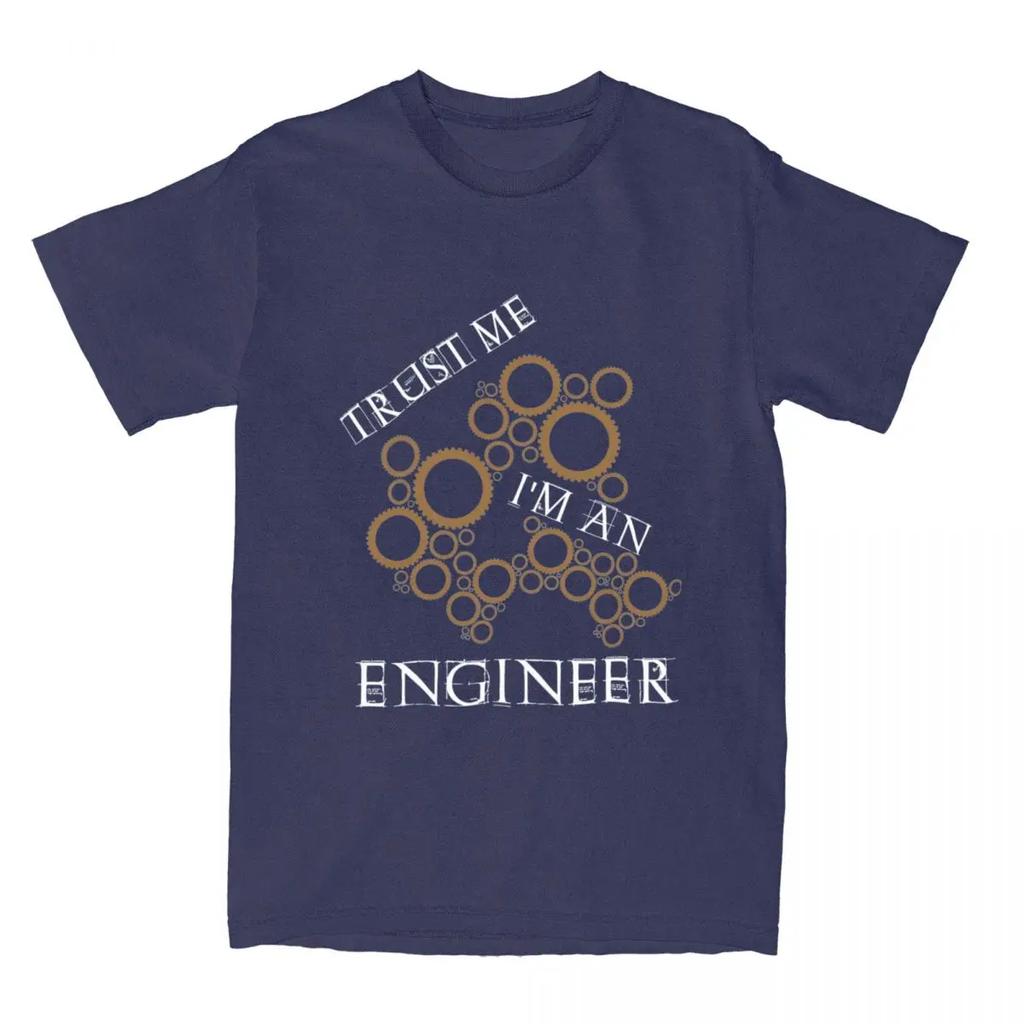 Мужская футболка Trust Me I Am An Engineer Смешные футболки Летняя футболка Винтаж Повседневные хлопковые топы