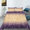 Sequin Series Quilt Cover Pillowcase Three-Piece Set Polyester Digital Printing