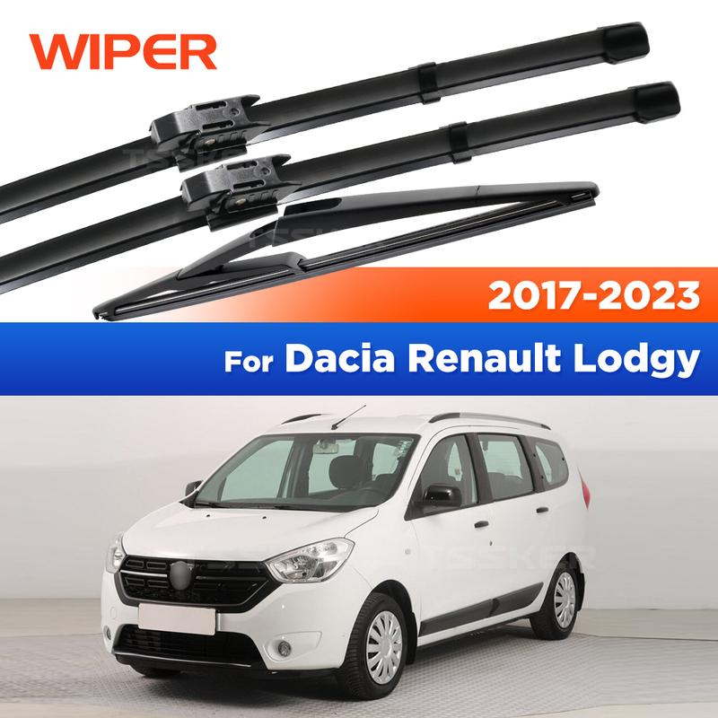 Для Dacia Renault Lodgy 2017- 2018   Дворники Передние и Задние Стеклоочистители Лобовое Стекло Окна Щетки 22"16"11"