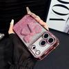 Блестящий стразовый бант Роскошный мягкий чехол с пленкой для камеры для iPhone 17 Pro Max