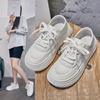 Casual Dermis Breathable Little White Shoes 2024 New Fashion Simple All-match Solid Color Running Sneakers Women Summertime