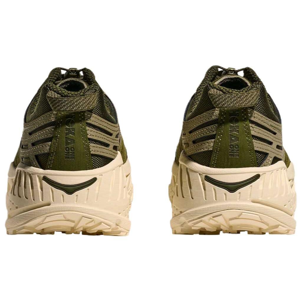 HOKA One One Stinson Evo OG Нескользящие Устойчивые к истиранию Низкие Повседневные Кроссовки для трейлраннинга Унисекс Зеленый 1166450-MRNW