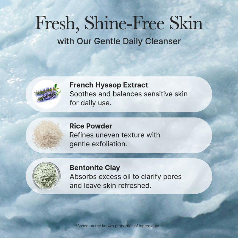 [ARENCIA] *renewal* Fresh Blue Hyssop Rice Mochi Cleanser 120g