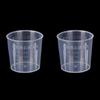 6 шт./компл., прозрачный пластиковый мерный стаканчик для выпечки, стакан для измерения жидкости, контейнер JugCup