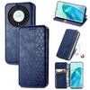 For Honor X40 5G/X9a 5G/Magic5 Lite 5G PU Leather Case Rhombus Imprint Wallet Stand Phone Cover