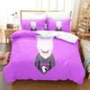 Hololive Neko Mata Okayu Комплект постельного белья Single Twin Full Queen King Size Комплект постельного белья Aldult Kid Bedroom Duvetcover Sets 3D Anime