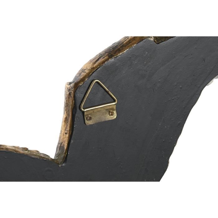 Figurine décorative - DKD Home Decor - Oiseau doré - 35,5 x 26 x 2 cm - Élégance - Chic