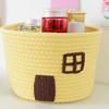 1 шт. Маленькие контейнеры для дома INS с крышкой Домашнее хранение Плетеные корзины из хлопковой веревки Богема 5 стилей