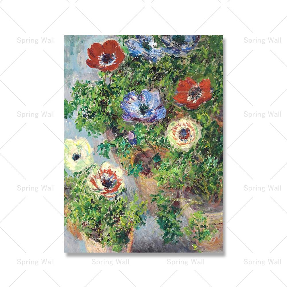 Моне классические кувшинки абстрактный пейзаж плакат импрессионизм холст живопись скандинавское настенное искусство для современного декора гостиной