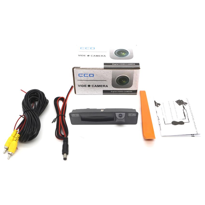 HD камера на ручке багажника для Ford Focus Mk4 C519 2018 2019 2020 2025 CCD ночное видение водонепроницаемая резервная камера заднего вида