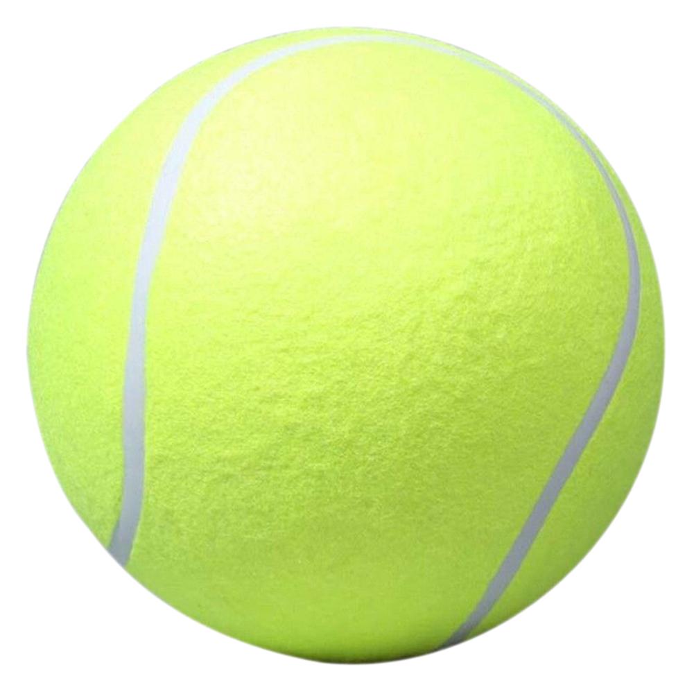1/2Pcs Large Inflatable Tennis Ball Dog Chewing Toy 9.5 Inch Pet Ball Interactive Toys Outdoor Cricket Dog Training Supplies