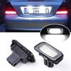 For Mercedes-Benz W203 4D Door Number lamp white 12V 2Pcs CanBus Error Free License Plate LED Light