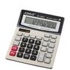 Desktop Calculator with Large LCD Display and Large and Dual Power Supply for or Business Use 12-Digit Buttons, Battery-Operated Solar-Powered Office,