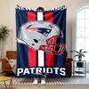 New England Patriots Soft and comfortable flannel Suitable for sofas living rooms outdoor camping travel and also makes a great anniversary gif