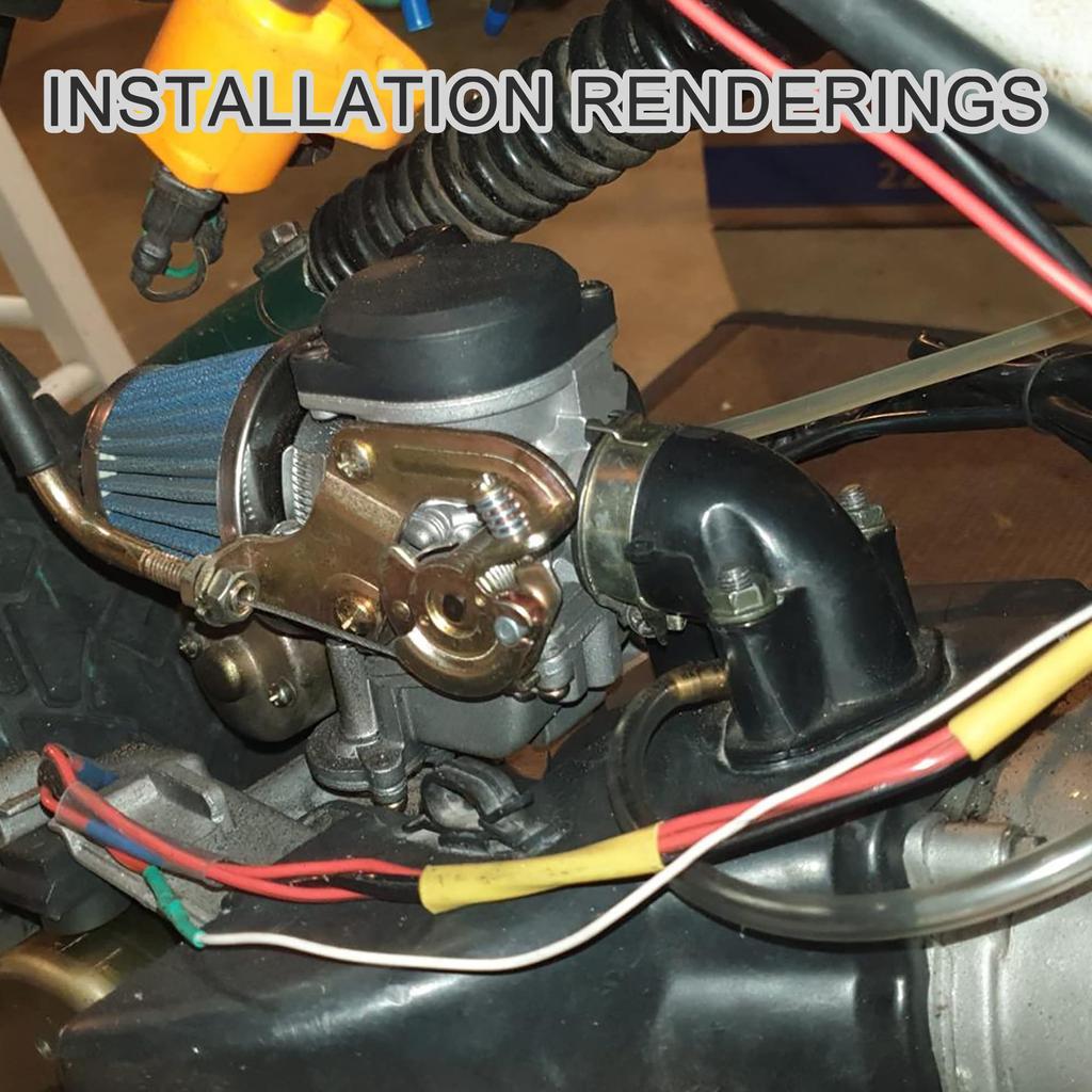 Карбюратор GOOIT 24 мм PD24J, холодный стартер, мотоцикл, скутер для GO6 150cc GY6 150cc 150cc 152QMI 157QMJ ATV