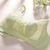 Ultra-Thin Breathable Summer Bra with Gathered Chest and Rabbit Ears for Women