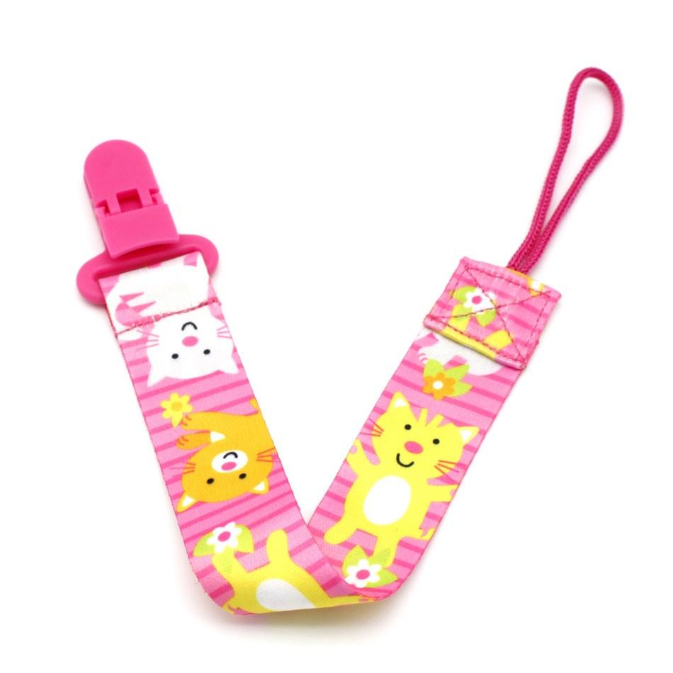 New Baby Pacifier Clip Chain Ribbon Dummy Holder Soother Pacifier Clips Leash Strap Nipple Holder for Infant Feeding Gift