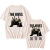 The Hives World Tour 2025 T-shirt Short Sleeve Summer Cotton Tshirts Fashion Rock Band Graphic T Shirt Unisex Streetwear Men Tees