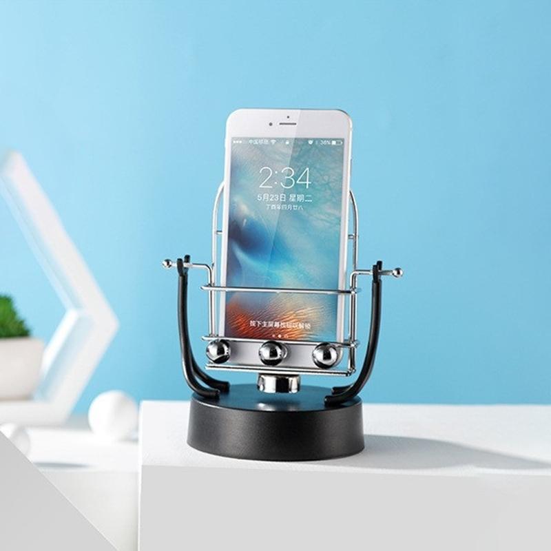 Устройство для качания телефона Автоматическая вибрирующая Электронная машина для движения Вращающееся качание Держатель для мобильного телефона для подсчета шагов Gd