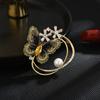 Senior Brooches Flower Leaf Brooch Pins for Women Suit Pendant  Fashion Brooches Jewelry