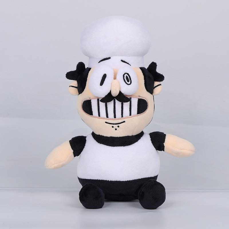 Pizza Tower Peppino Plush Toys Ms.Lemons and Mr.Tomatos Soft Stuffed Dolls Home Room Decoration Plushie Birthday Christmas Gifts