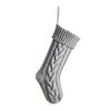 13Colors Christmas Big Stocking 46CM Knitted Stocking, Used For Hanging Christmas Trees, Family Party Decoration