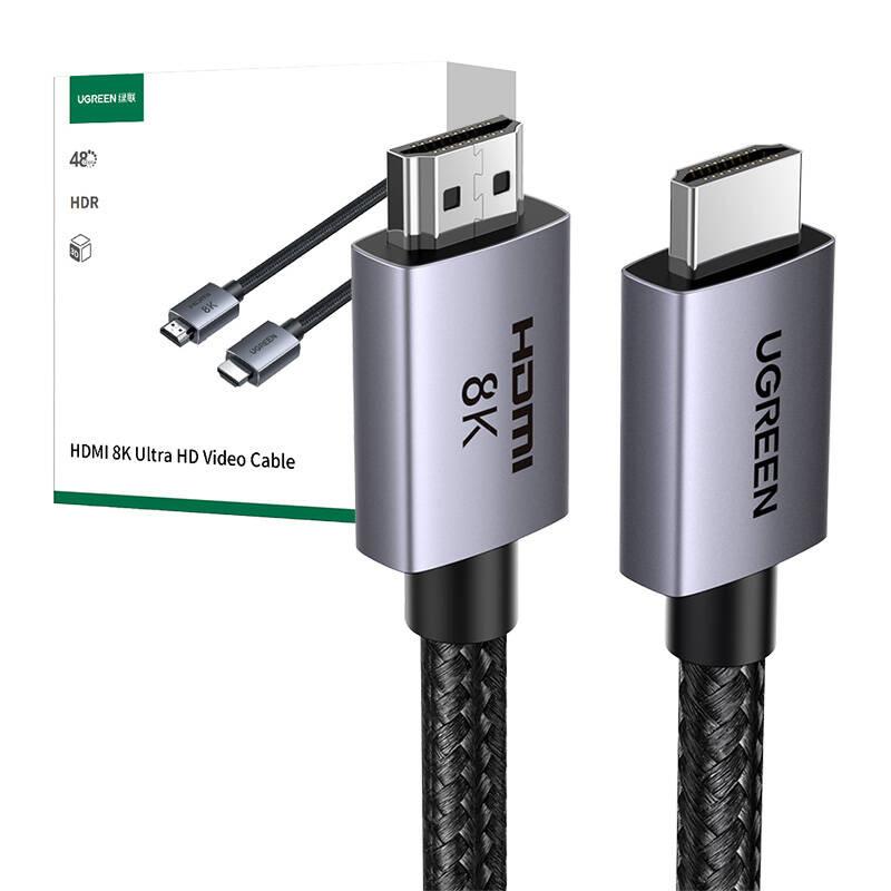 Кабель HDMI 2.1 Папа-Папа Ugreen HD171, 1 м (Черный)