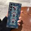 Ретро Этнический Узор Тотем Черный Мягкий Чехол для Телефона для Samsung Galaxy S21 FE S25 Edge S23 Ultra S24 Plus S20