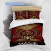Darkdicestyle Customize Your Name Duvet Cover Soft Bedding Set For Bedroom Guest Room And Dorm Decoration Threepiece Set Includes 1 Duvet Cover 2