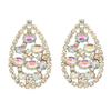 Teardrop Rhinestone Diamond Earrings for Women - Elegant Party Accessories