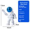 Golden Blue Astronaut Moon Ornament: Creative Space-Themed Decoration and Graduation Gift