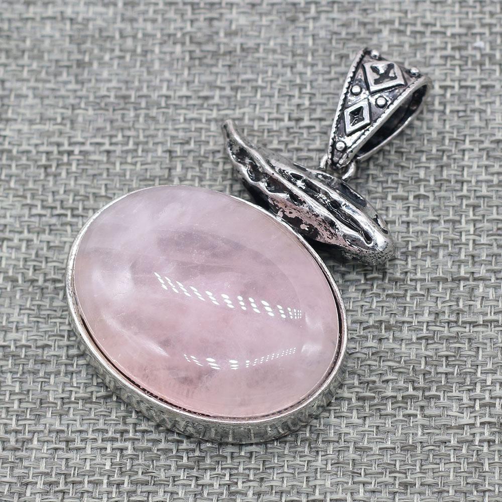 Кулон из натурального камня агат/розовый кварц/лазурит/малахит кулон для изготовления ювелирных изделий DIY аксессуар для ожерелья