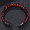 Fashion Men Jewelry Braided Leather Bracelet Handmade Bracelet Man Wrist Bangles