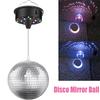 Дискотека Зеркальный Шар Вечеринка Блестящий Шар Рождественское Украшение Сценический Светильник Вращающийся Стеклянный Шар Ретро Светоотражающий KTV DJ Свет Домашний Декор