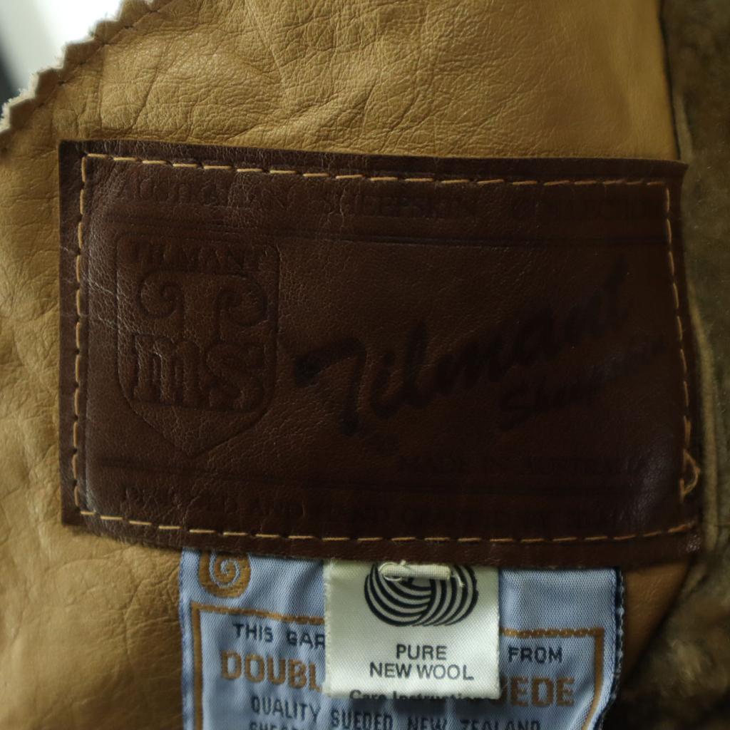 G.L.BOWRON & CO.LTD Сделано в Новой Зеландии Куртка из мутона с длинным рукавом XL Женская Б/У