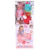 Doll Cradle Bed + Interactive Baby Doll Saying Mom Dad