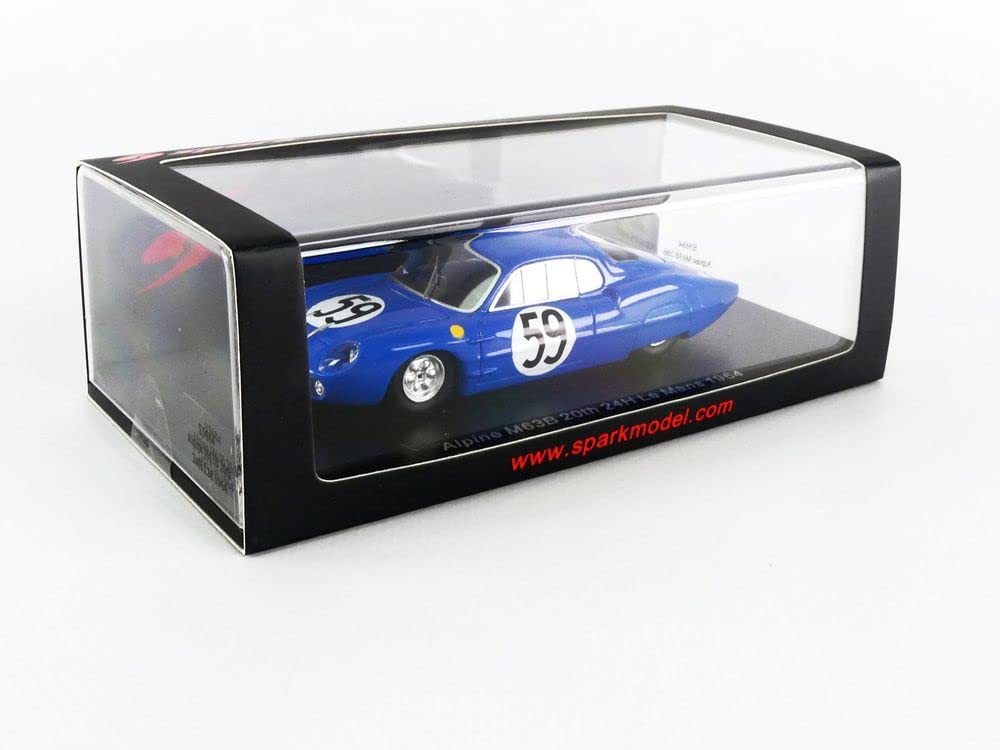 Spark Alpine M63B 1964 Le Mans 24H 20th Place 1/43 #59 R.Masson?/ T.Zeccoli