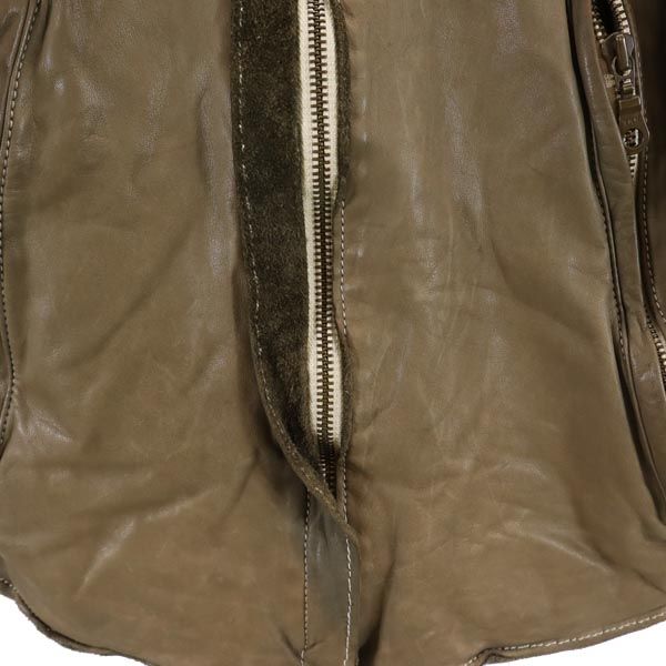 Sisii Сделано в Японии кожаная куртка Бежевый Женская Б/У